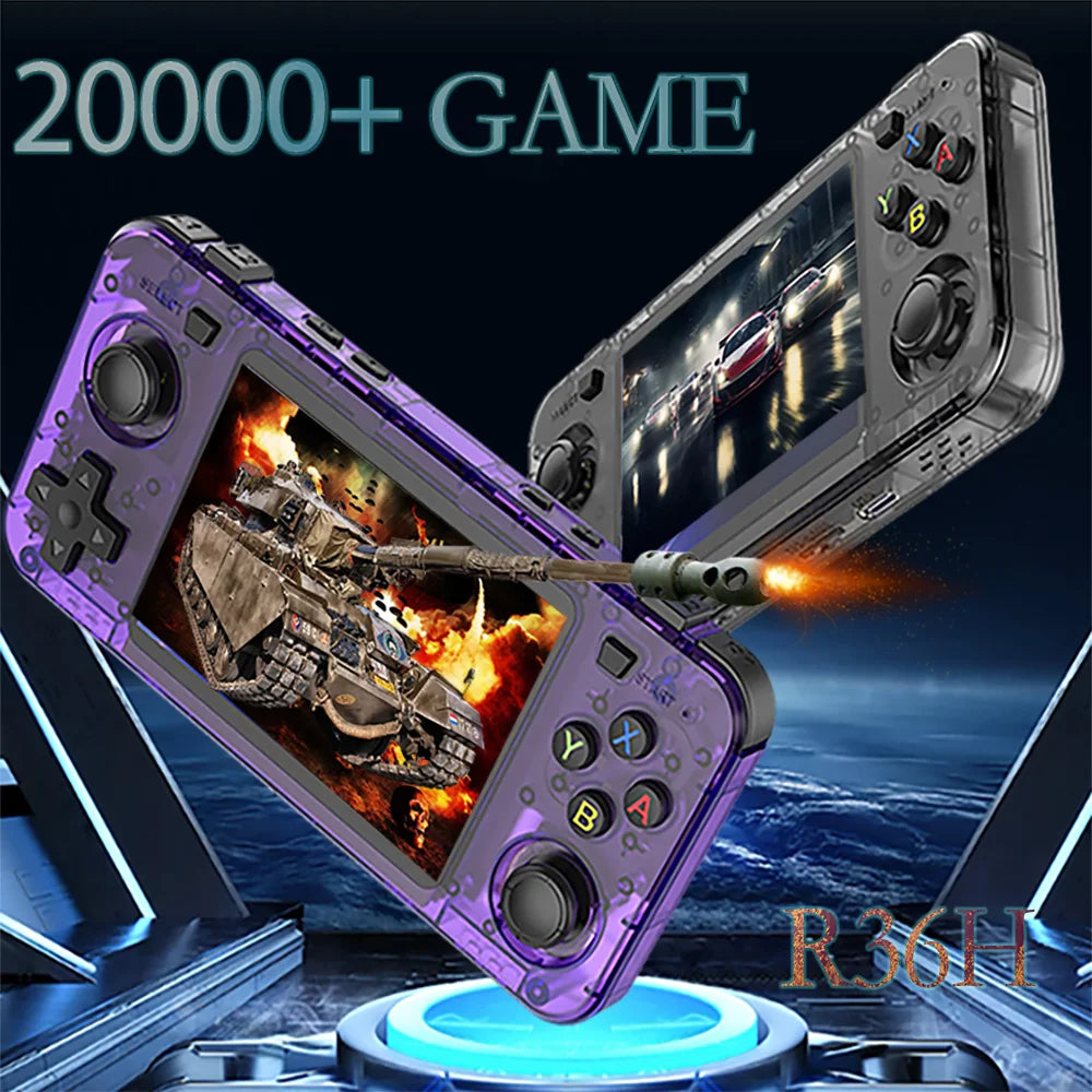 R36H 3.5-Inch Linux Retro Handheld Game Console