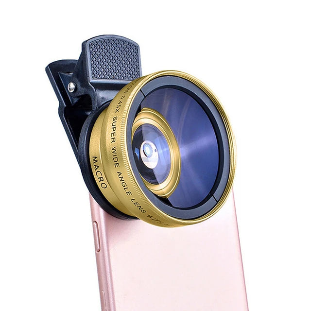 Arvin 2-in-1 0.45X Wide-Angle & 12.5X Macro Phone Lens