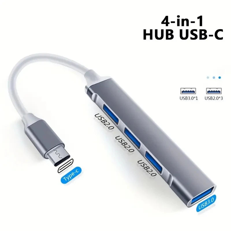 4-Port USB Type-C Hub