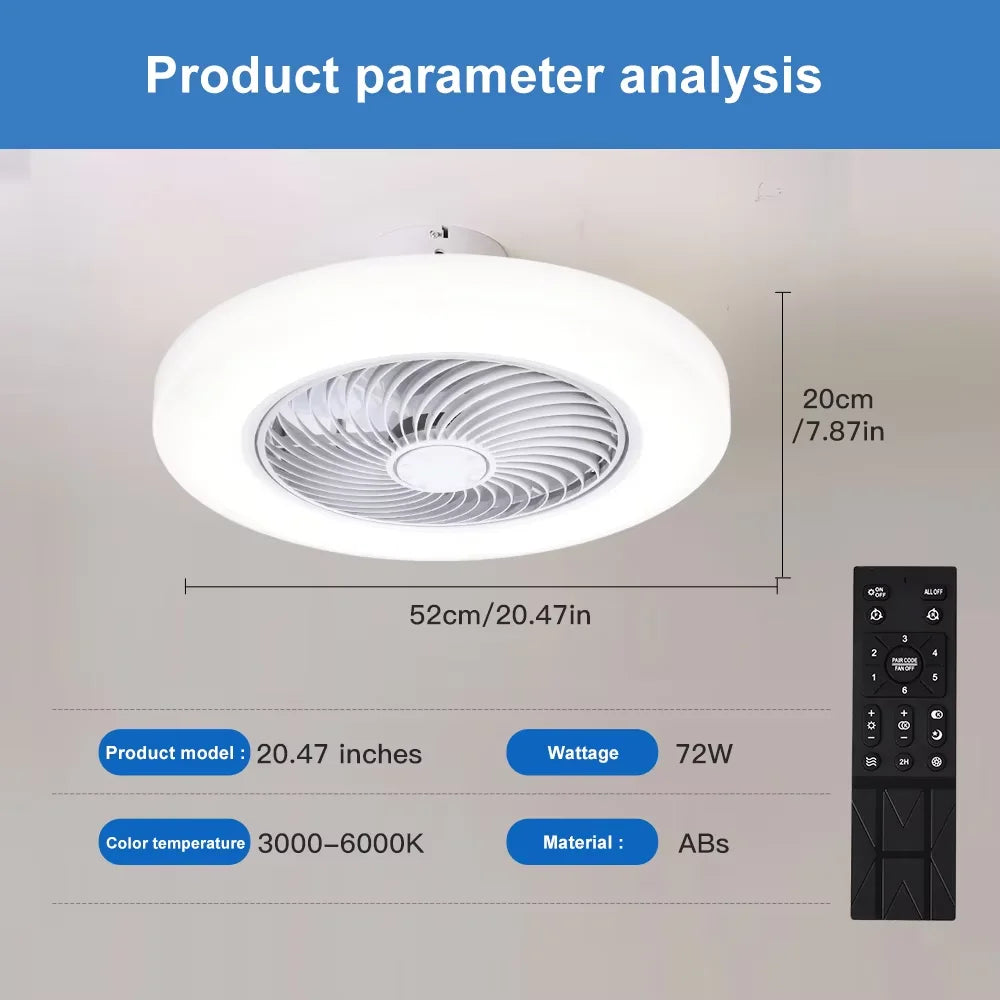 TNZ EXPENERGY 52cm Smart Ceiling Fan Light