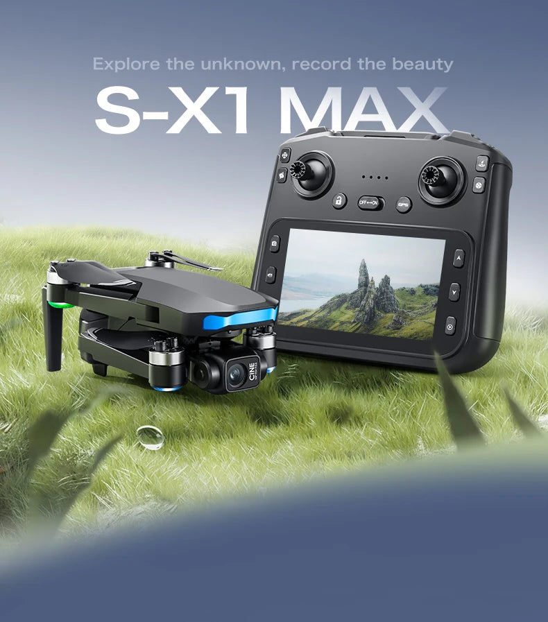 S-X1 MAX 4K Camera Drone with 3-Axis Gimbal