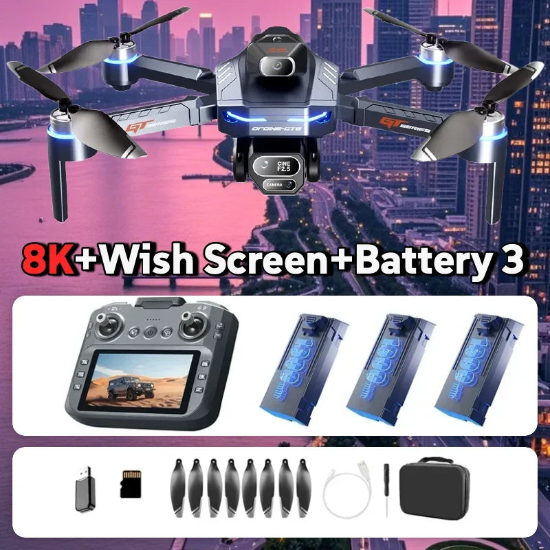 GT8 4K/8K FPV Camera Drone with Obstacle Avoidance
