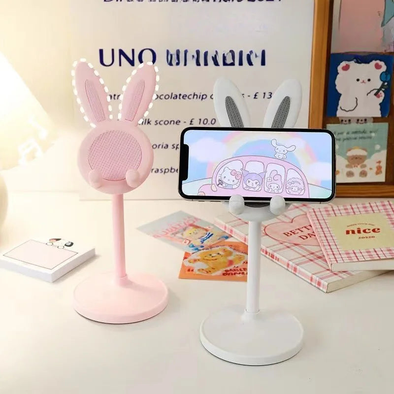 Cute Rabbit Adjustable Desktop Phone & Tablet Stand