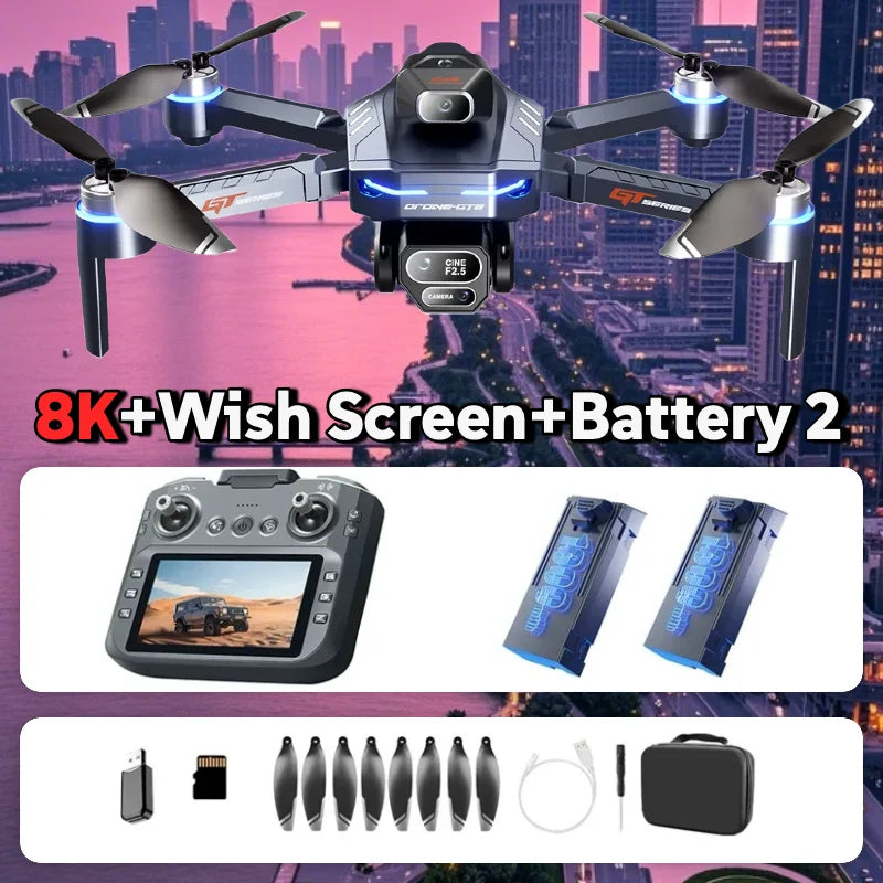 GT8 4K/8K FPV Camera Drone with Obstacle Avoidance
