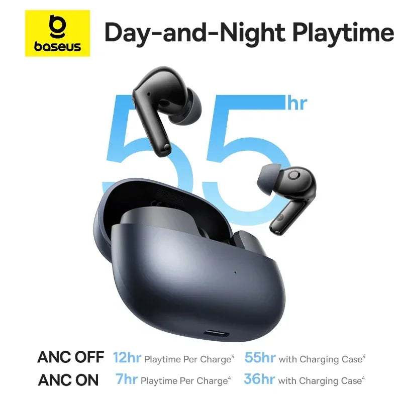 Baseus EP10 Pro Bluetooth 6.0 Adaptive ANC Earbuds