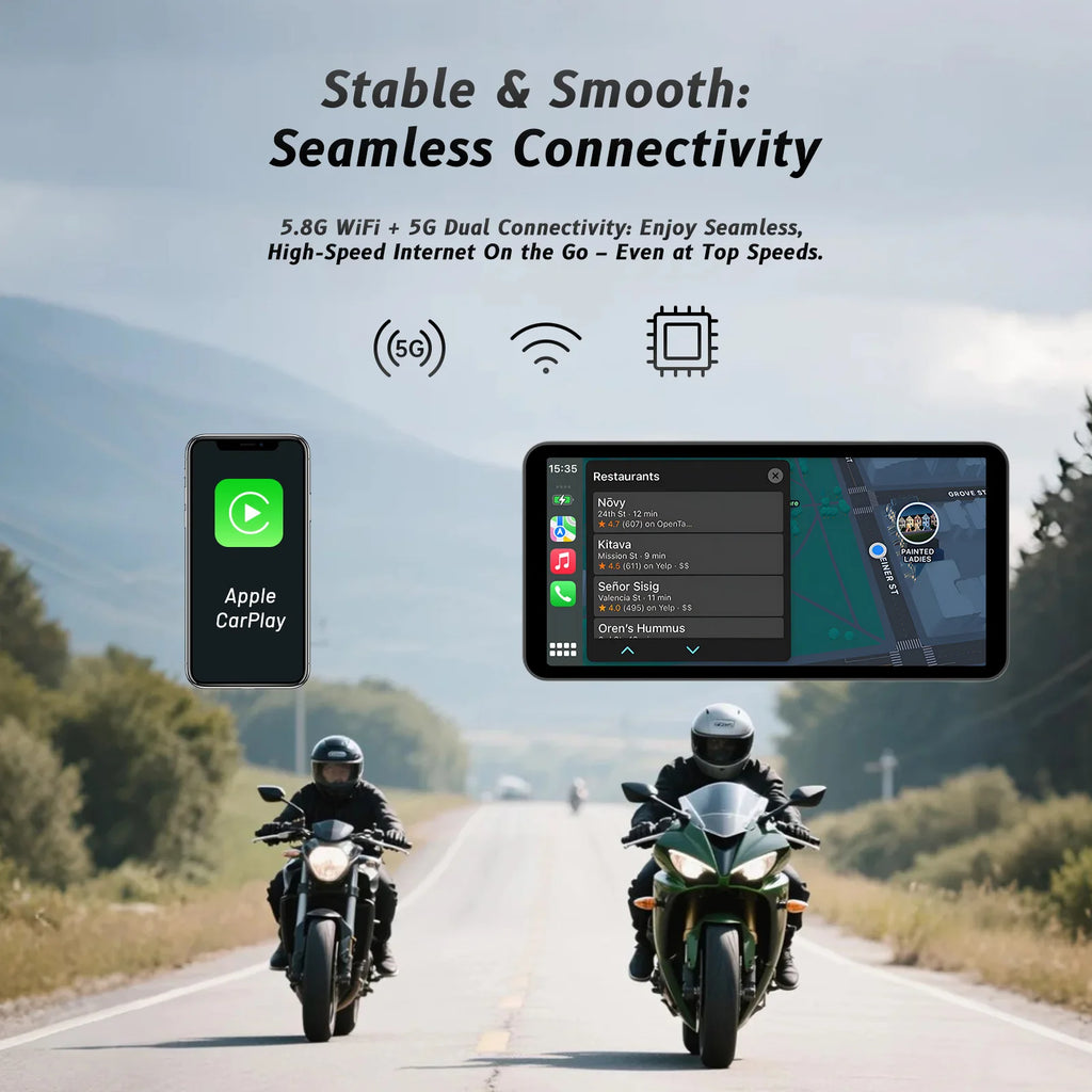 Neelyke 6-Inch Motorcycle Smart Display