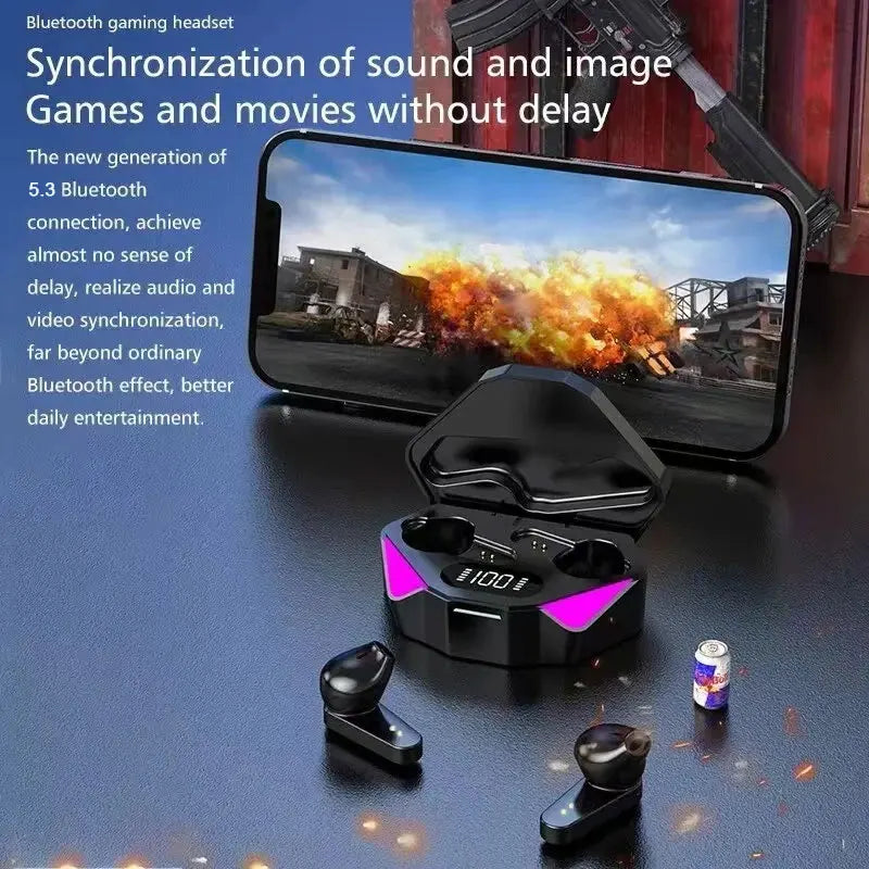 Renear X15 Bluetooth 5.3 Gaming TWS Earbuds