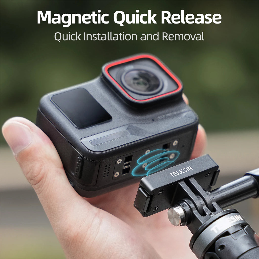 TELESIN Magnetic Quick-Release Adapter for Insta360 Ace