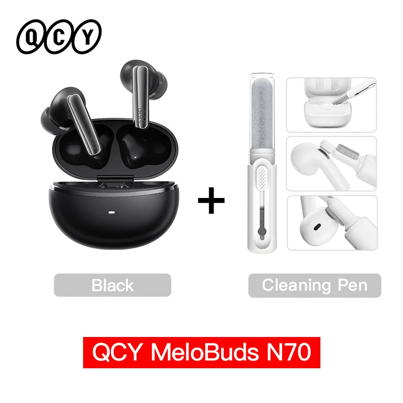 QCY MeloBuds N70 Bluetooth 6.0 ANC TWS Earbuds