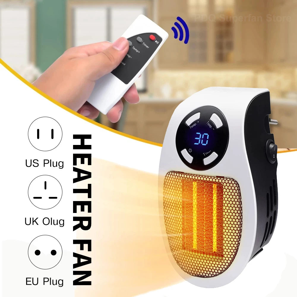 BAIHUAN 500W Plug-In Mini Heater