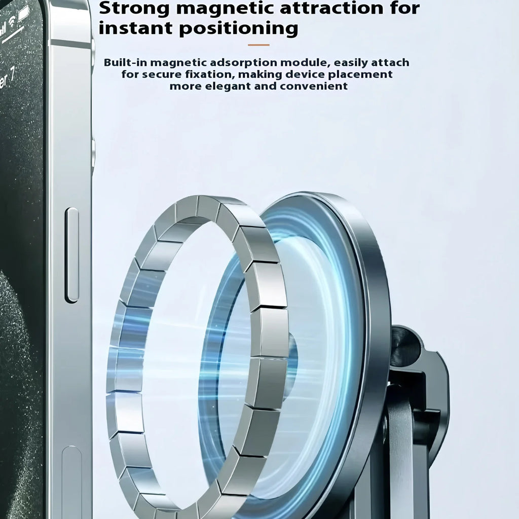 amzwn 3-in-1 Magnetic Phone Holder & Foldable Tripod