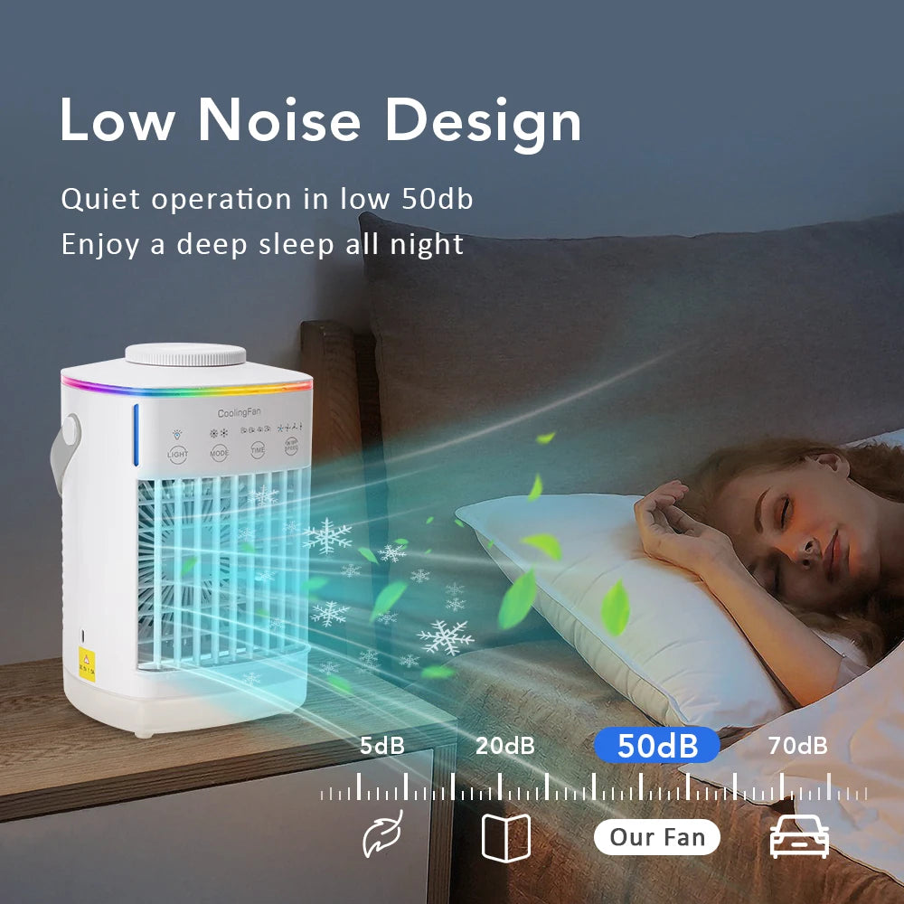 AFDEAL Portable Mist Air Cooler Fan