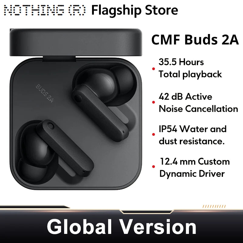 CMF Buds 2a Bluetooth 5.4 ANC Earbuds