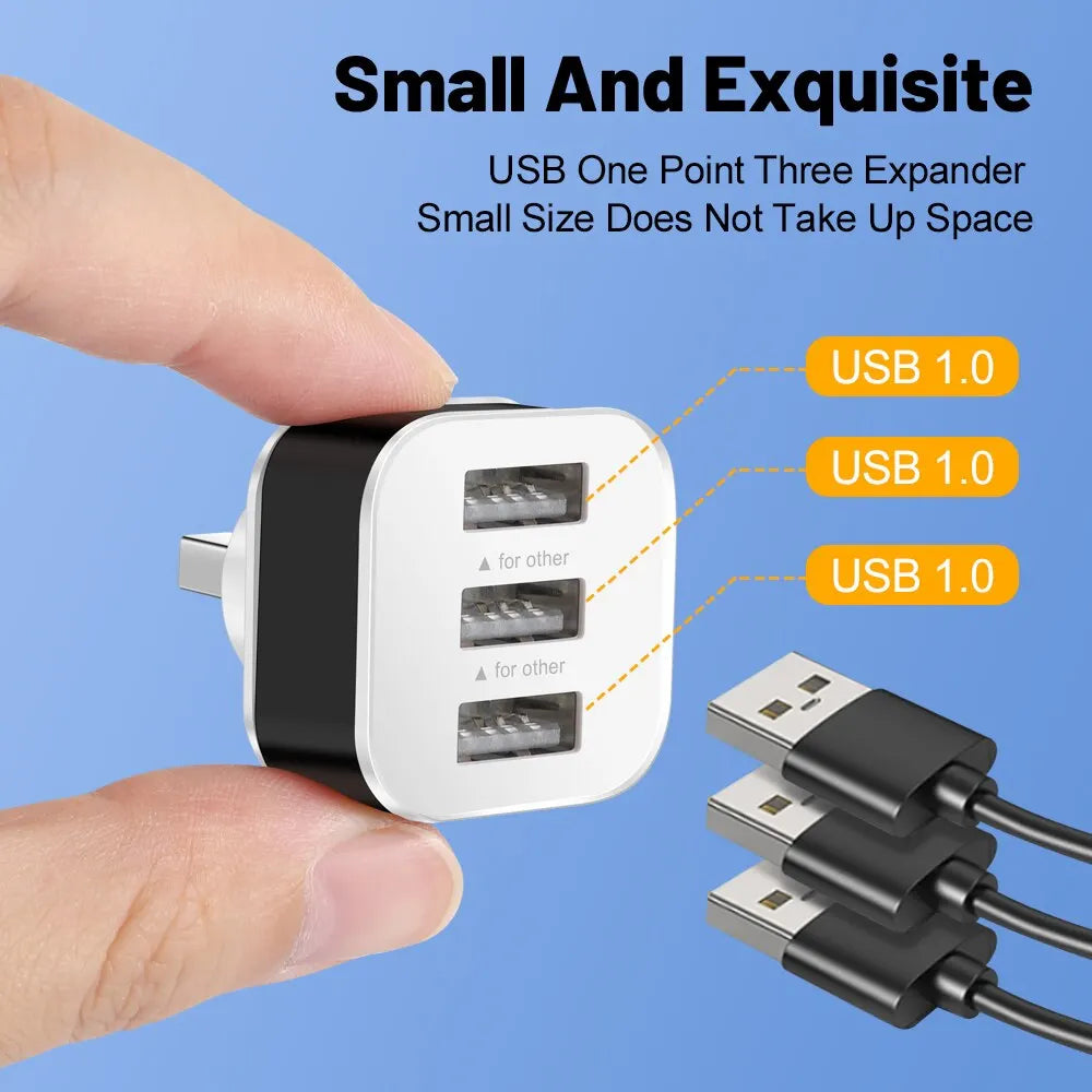 PHONEPACE 3-Port USB Charging Adapter