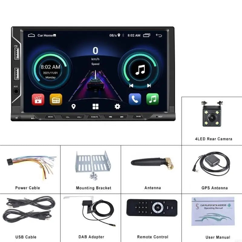 7-Inch Wireless CarPlay & Android Auto Car Stereo
