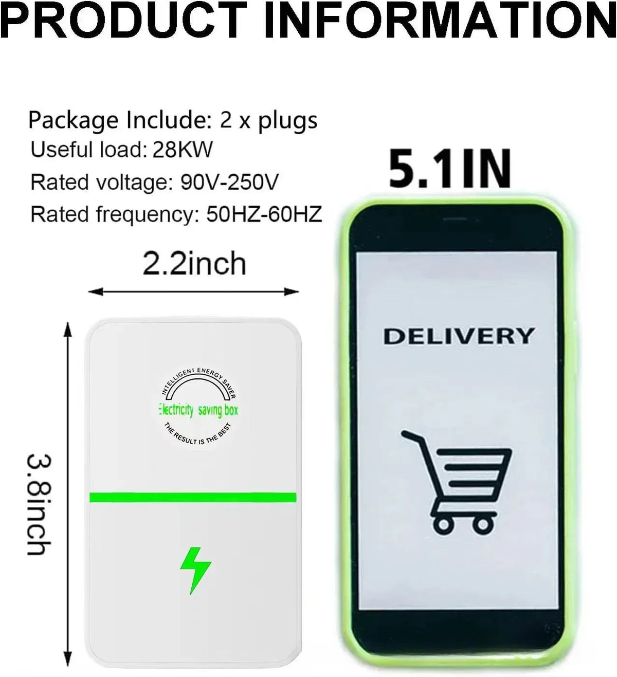 SD008 Plug-In Household Power Saver Device