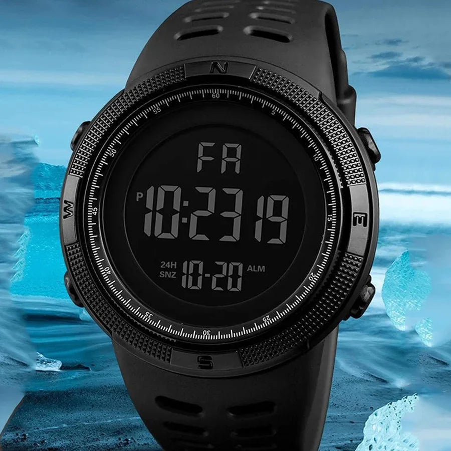 YIKAZE Multifunction Digital Sports Watch