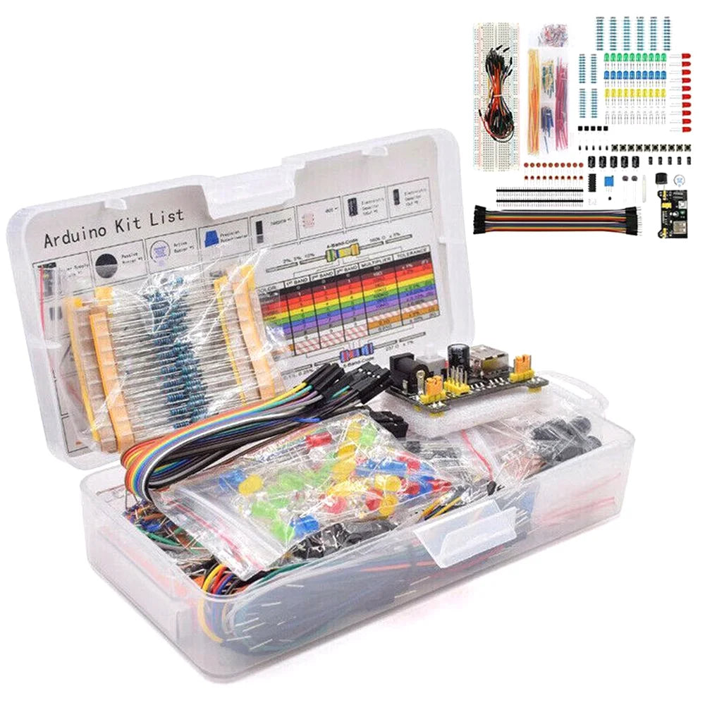 830-Piece Arduino UNO R3 Electronic Component Starter Kit