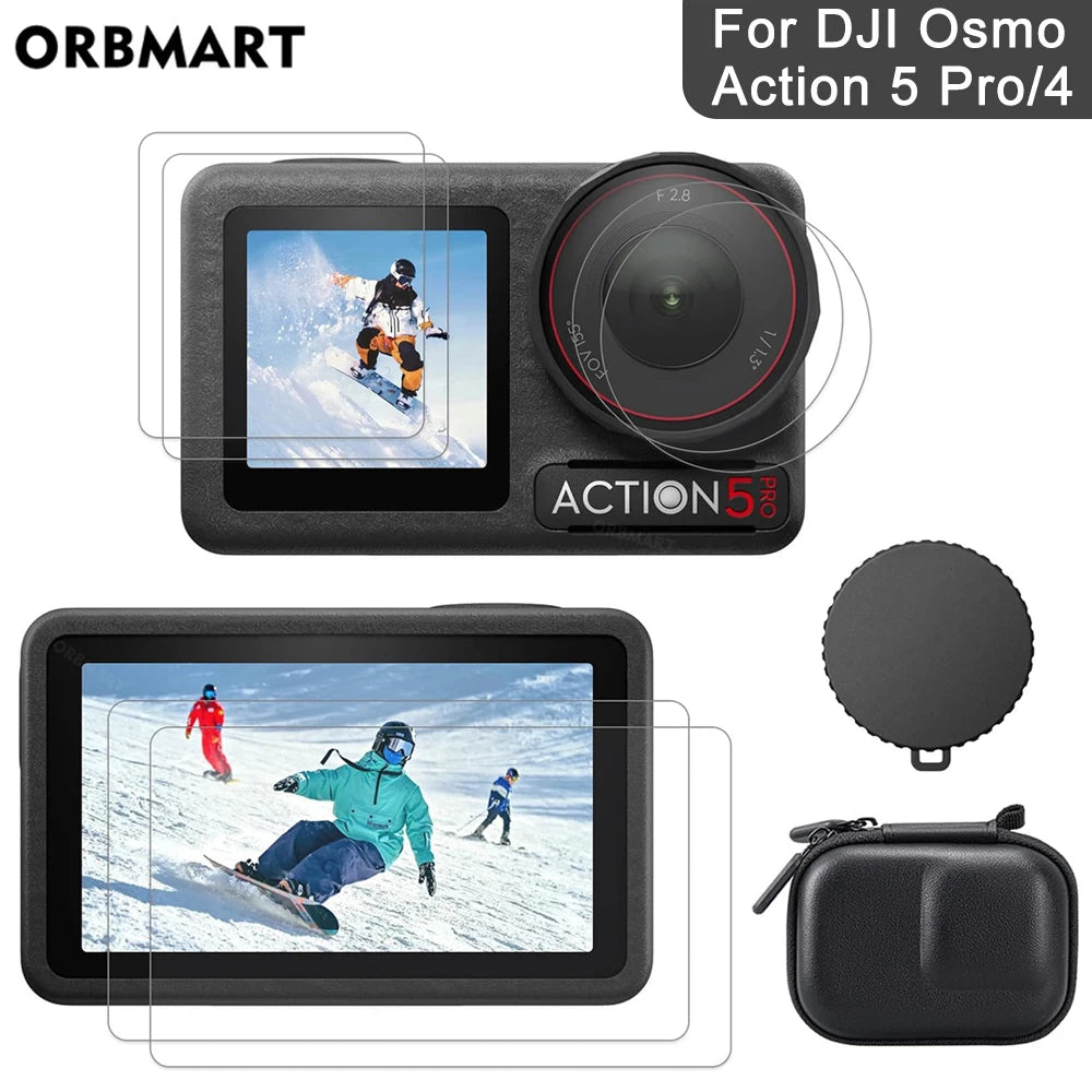 ORBMART Protection Kit for DJI Osmo Action 3/4/5 Pro