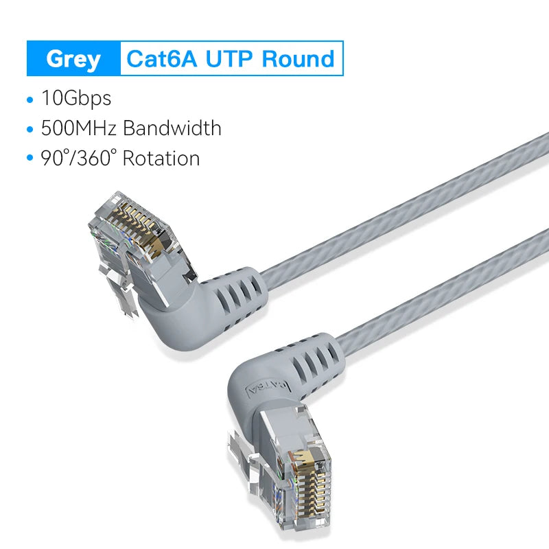 Vention CAT6A 10Gbps Rotating Ethernet Cable