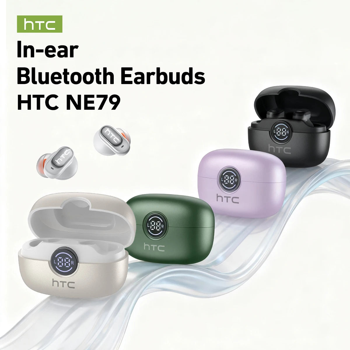 HTC NE79 Bluetooth 6.0 AI Translation TWS Earbuds