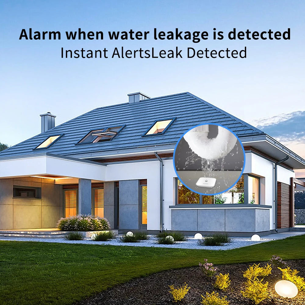 LINCUKOO Zigbee 3.0 Water Leak Sensor
