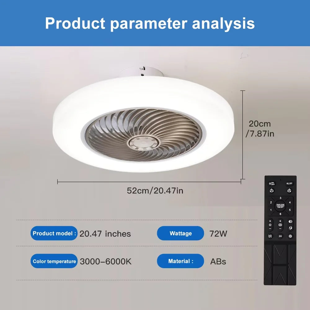TNZ EXPENERGY 52cm Smart Ceiling Fan Light