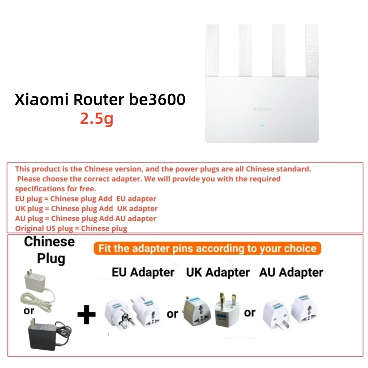 Xiaomi Router BE3600 WiFi 7