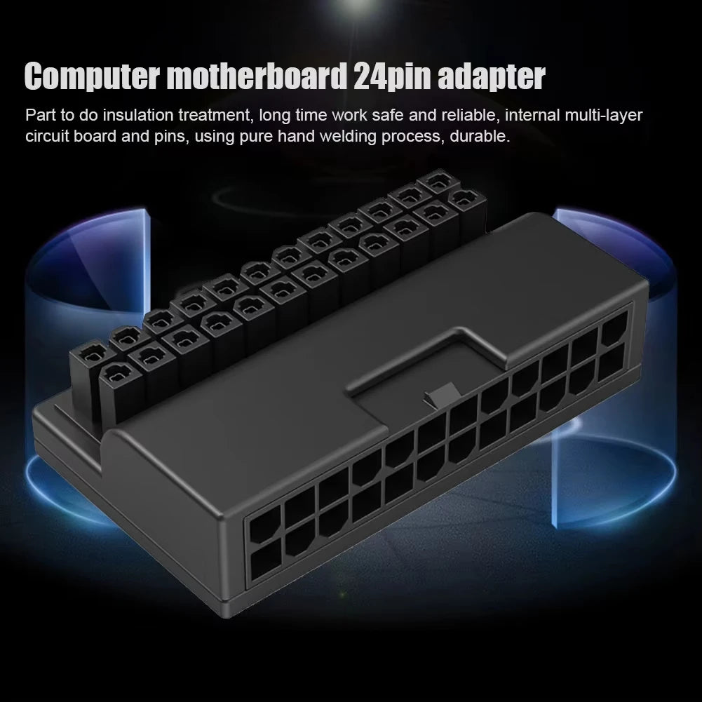 TEUCER 24-Pin ATX 90° Power Adapter