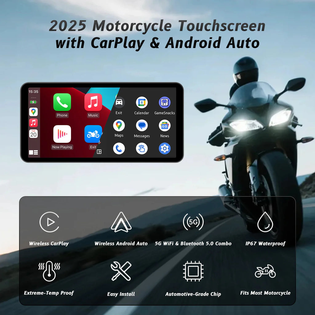 Neelyke 6-Inch Motorcycle Smart Display