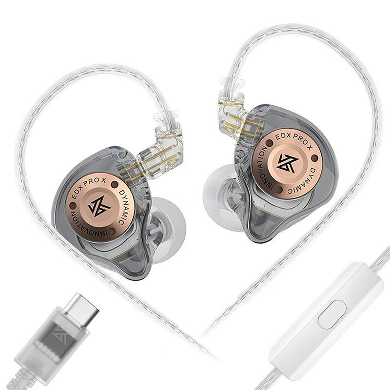 KZ EDX Pro X Dynamic HiFi In-Ear Monitor Earphones