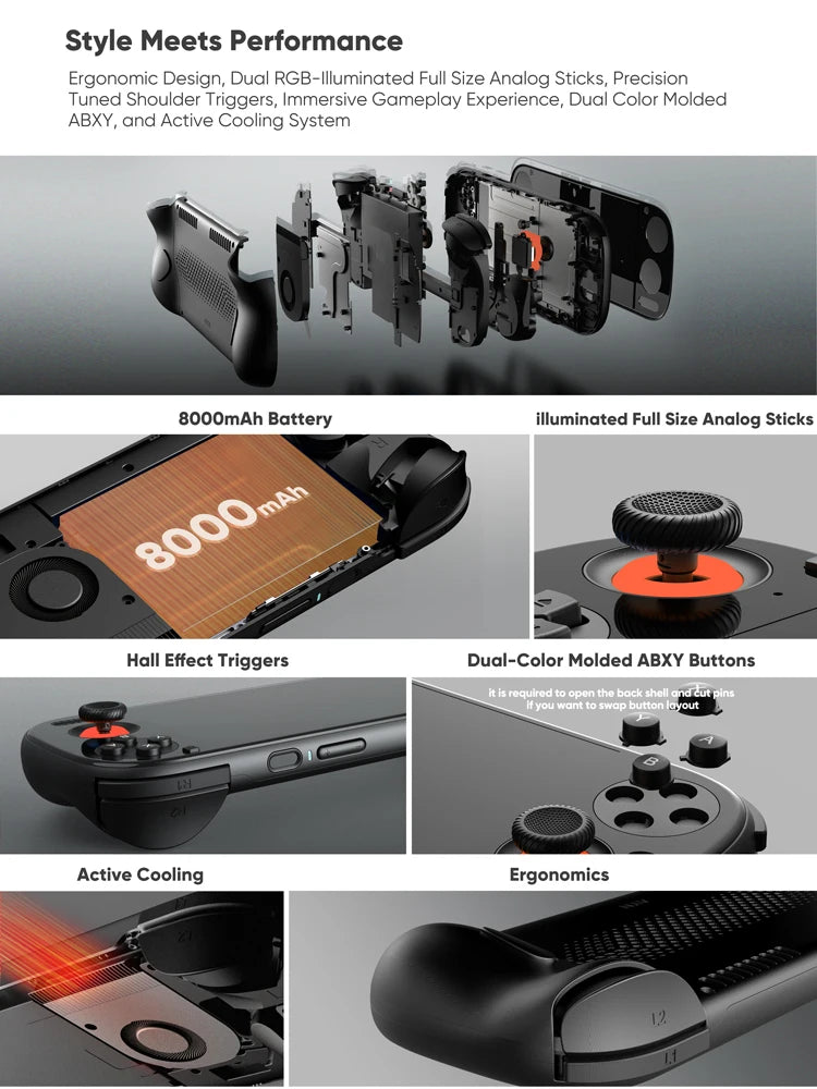 AYN Odin 3 Android Handheld Gaming Console