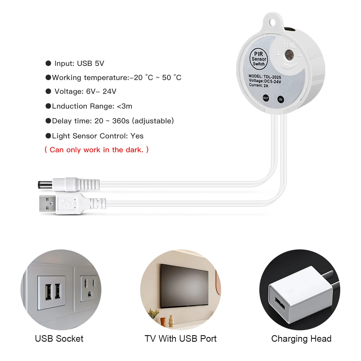 Gyarfas Motion Sensor COB LED Strip Light