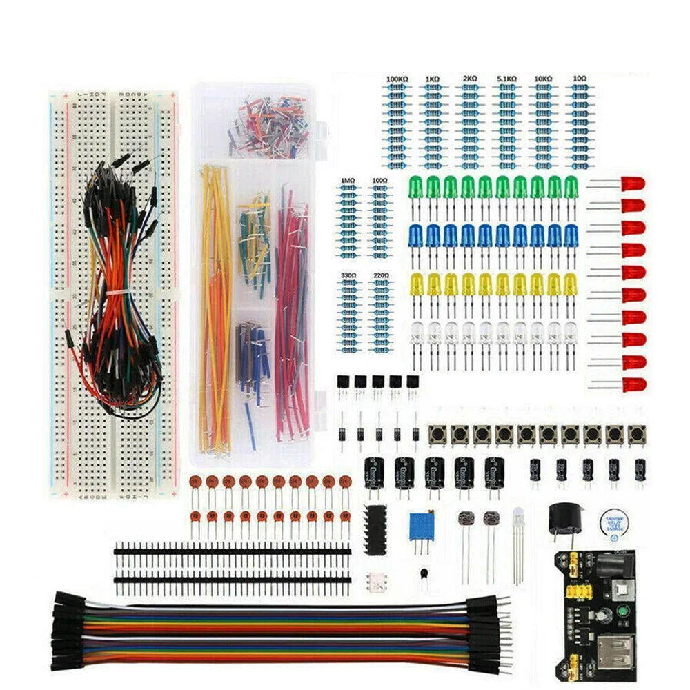 830-Piece Arduino UNO R3 Electronic Component Starter Kit