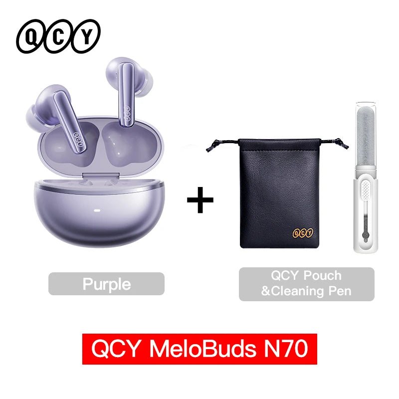 QCY MeloBuds N70 Bluetooth 6.0 ANC TWS Earbuds