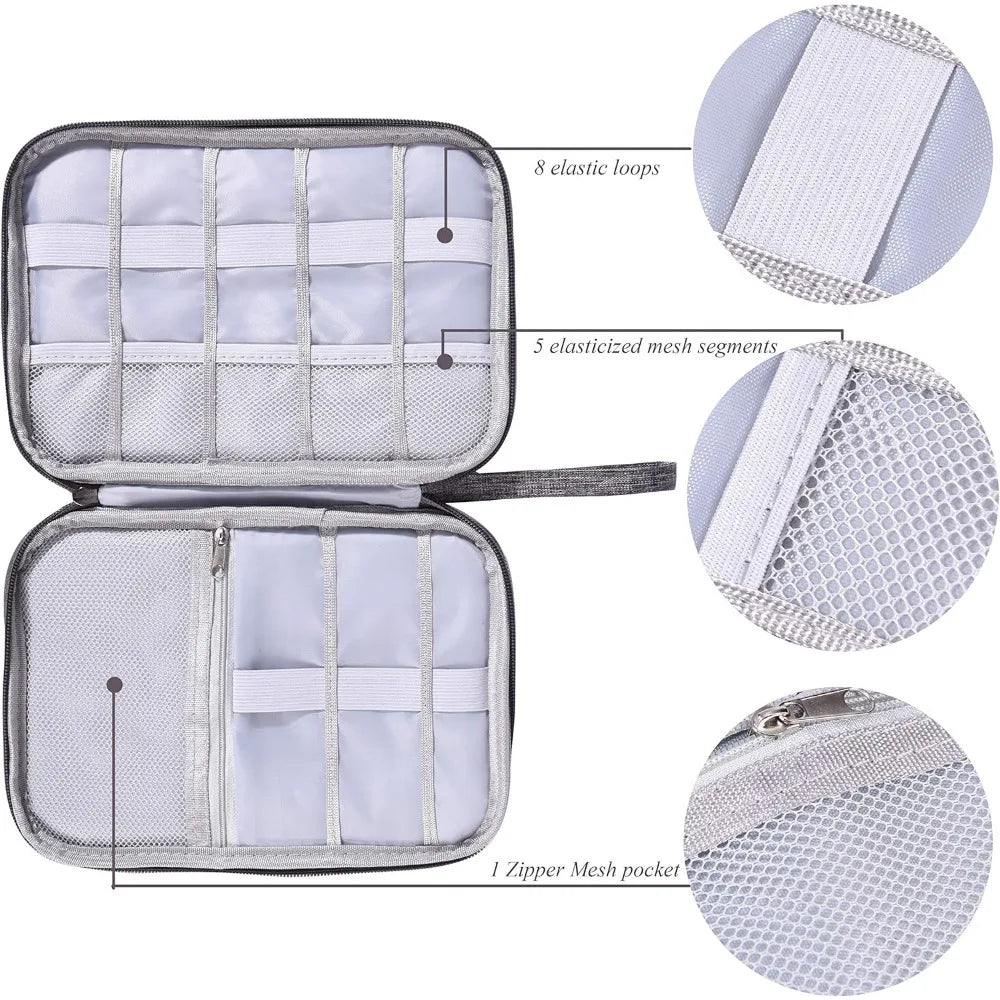 Water-Resistant Electronics Organizer Bag
