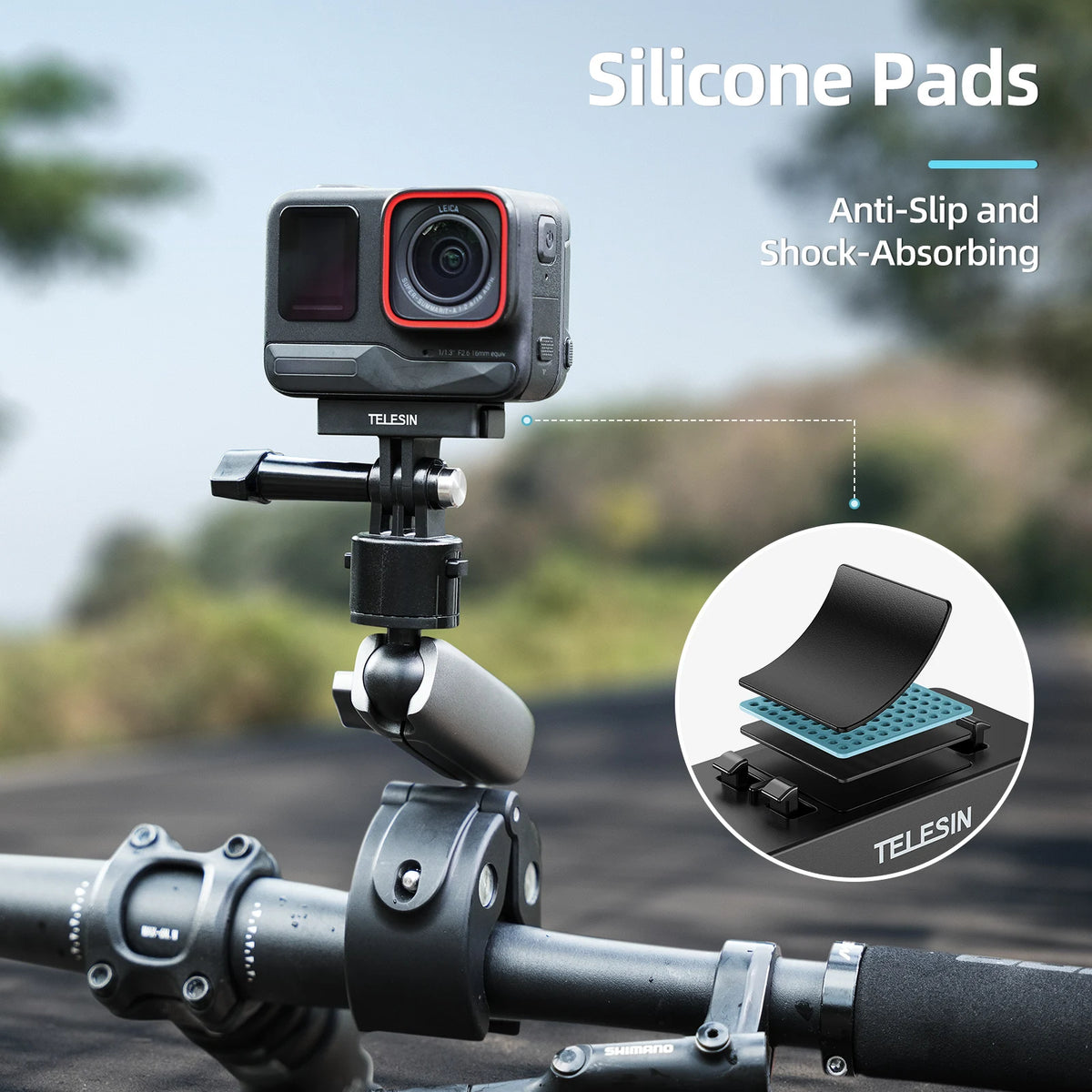 TELESIN Magnetic Quick-Release Adapter for Insta360 Ace