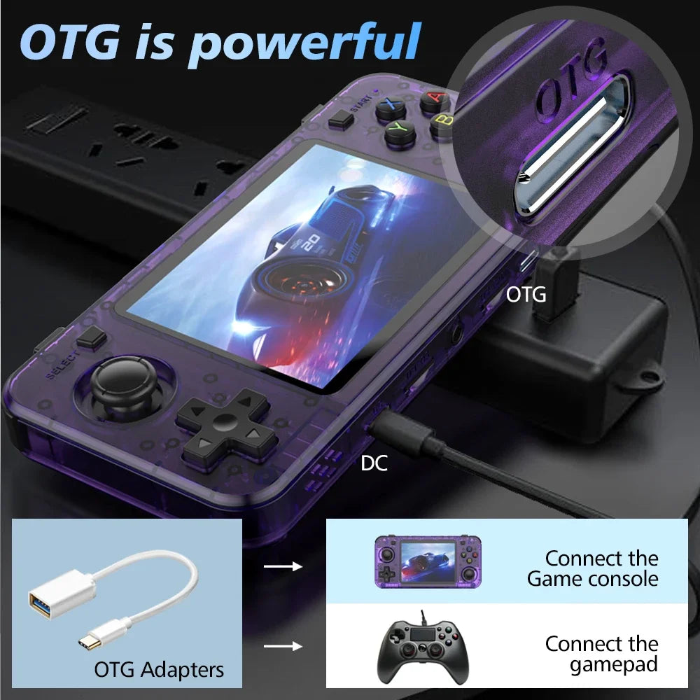 R36H 3.5-Inch Linux Retro Handheld Game Console