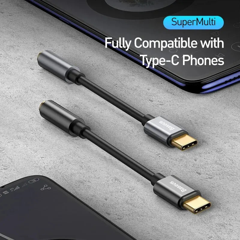 Baseus USB-C to 3.5mm AUX Audio Adapter