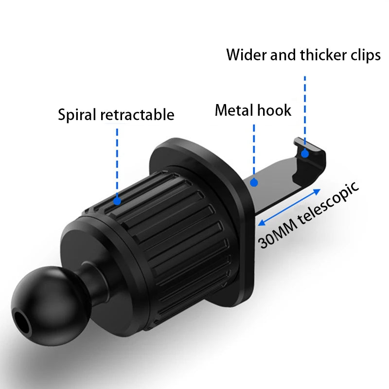 SEAMETAL 360° Air Vent Phone Holder Base