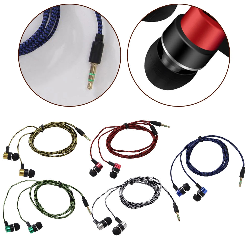 3.5mm Wired In-Ear Stereo Earphones