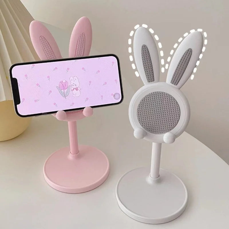 Cute Rabbit Adjustable Desktop Phone & Tablet Stand