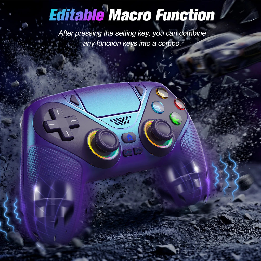 bonacell Wireless RGB Controller for PS5 & PC
