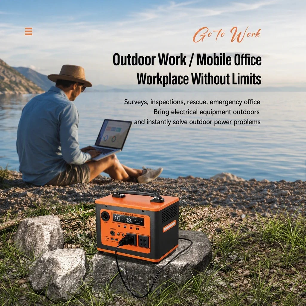 1500W 1860Wh LiFePO4 Portable Power Station