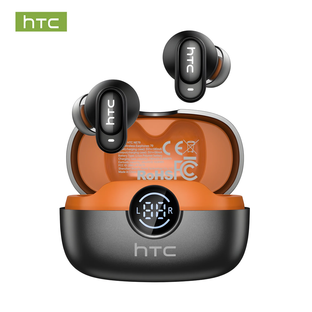 HTC NE79 Bluetooth 6.0 AI Translation TWS Earbuds
