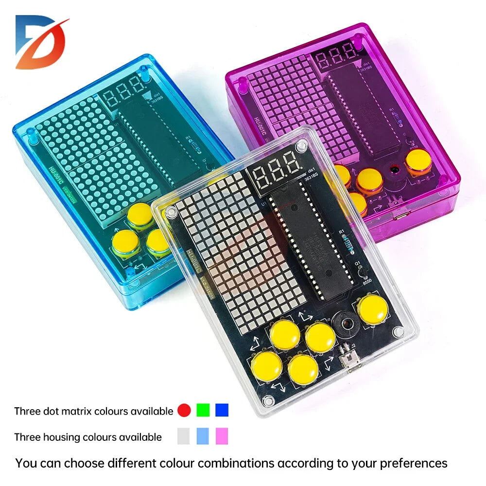diymore 7-in-1 Pixel Game Console DIY Soldering Kit