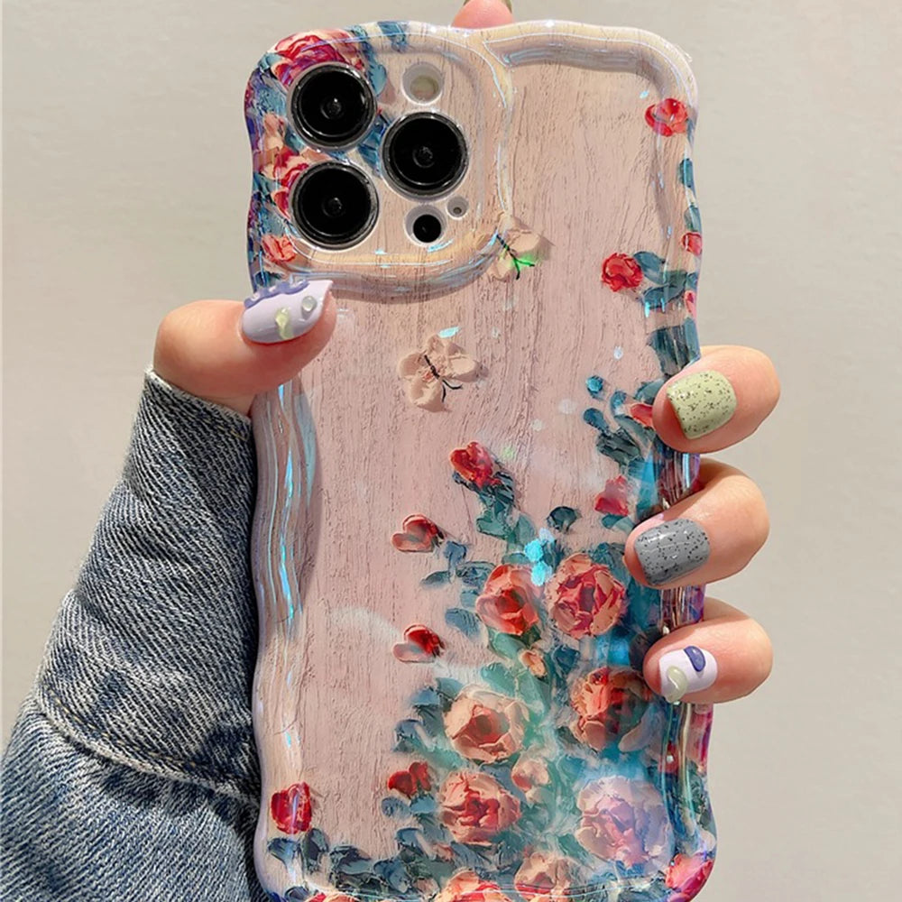 YuexTi Retro Oil Painting iPhone Case