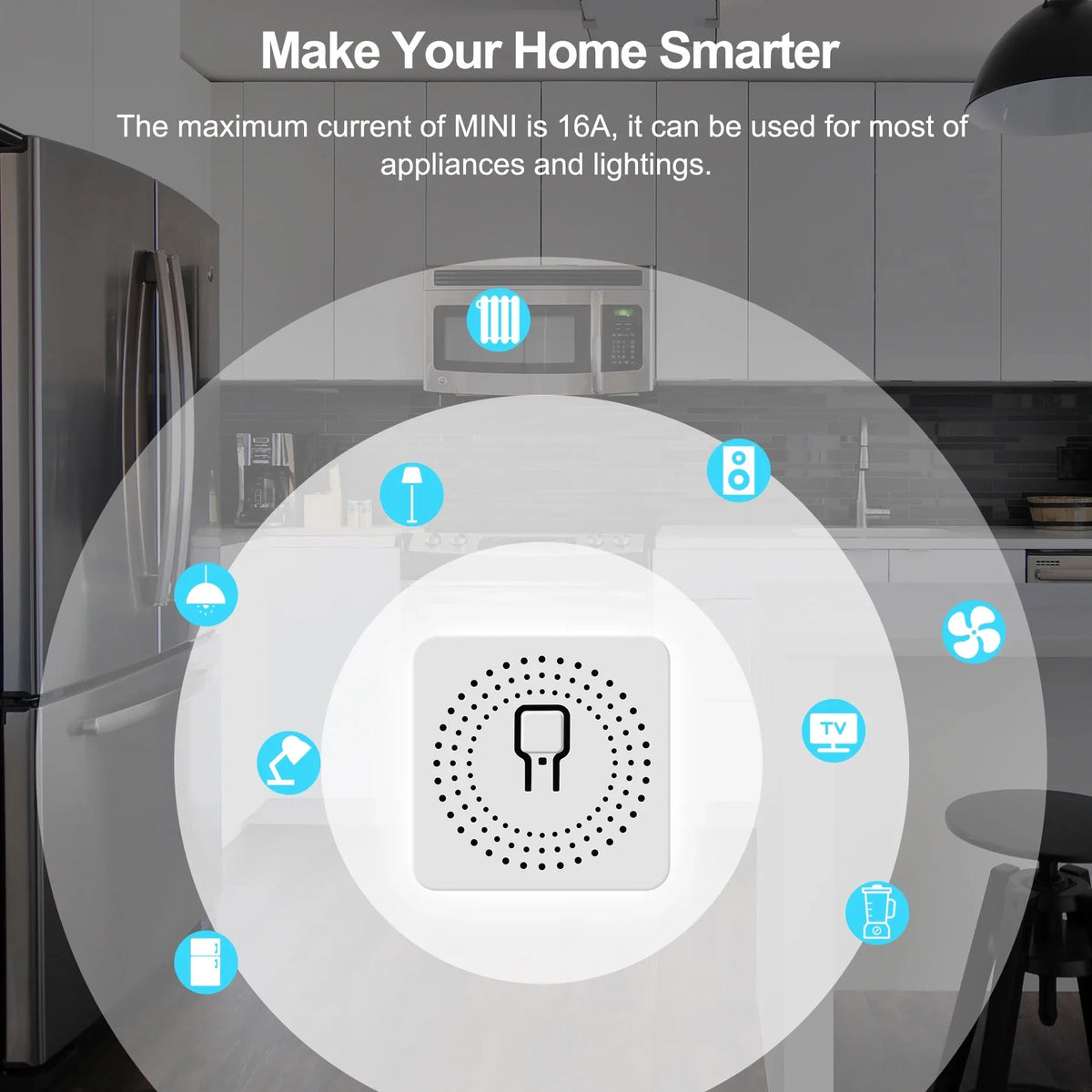 AXUS 16A Wi-Fi Smart Switch Module