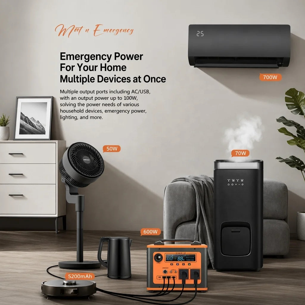 1500W 1860Wh LiFePO4 Portable Power Station