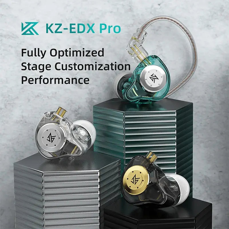 KZ EDX Pro Dynamic HiFi In-Ear Monitor Earphones